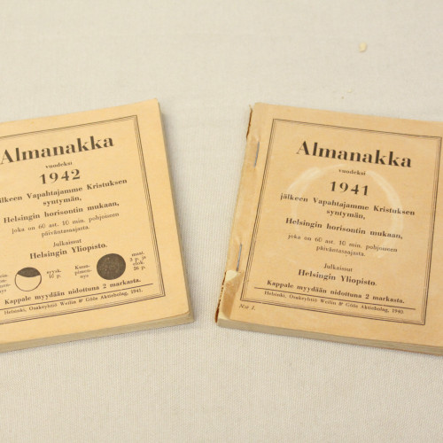 Helsingin yliopiston Almanakka 1941 ja 1942